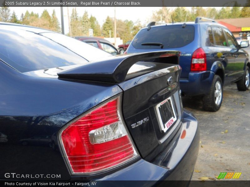 Regal Blue Pearl / Charcoal Black 2005 Subaru Legacy 2.5i Limited Sedan