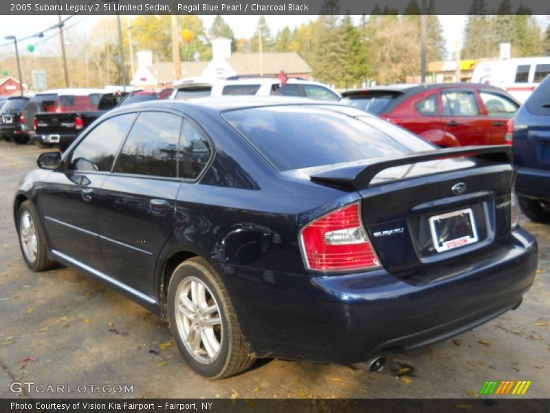Regal Blue Pearl / Charcoal Black 2005 Subaru Legacy 2.5i Limited Sedan