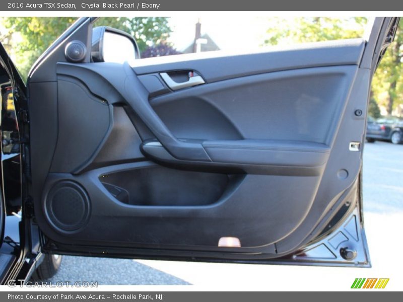 Crystal Black Pearl / Ebony 2010 Acura TSX Sedan