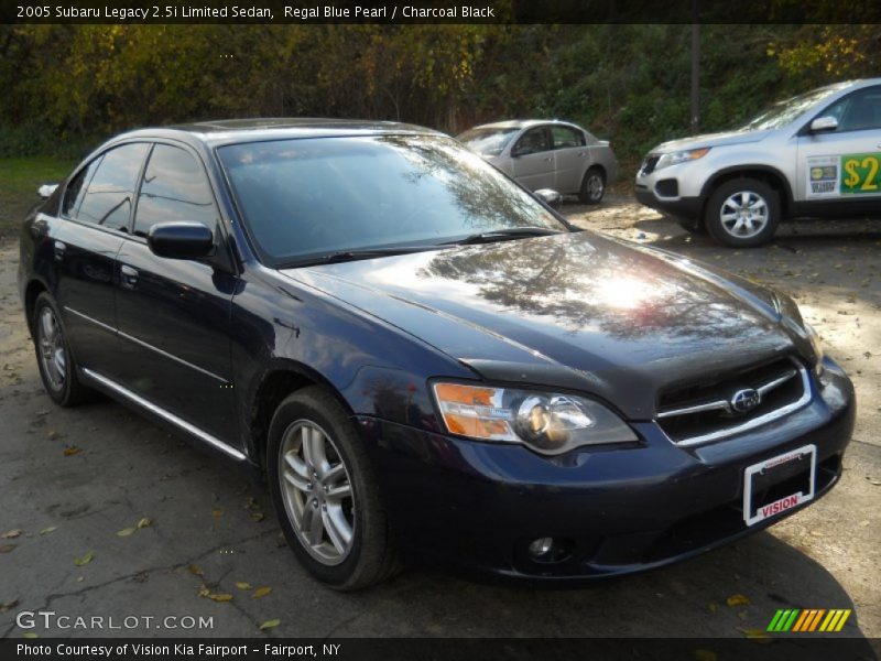 Regal Blue Pearl / Charcoal Black 2005 Subaru Legacy 2.5i Limited Sedan