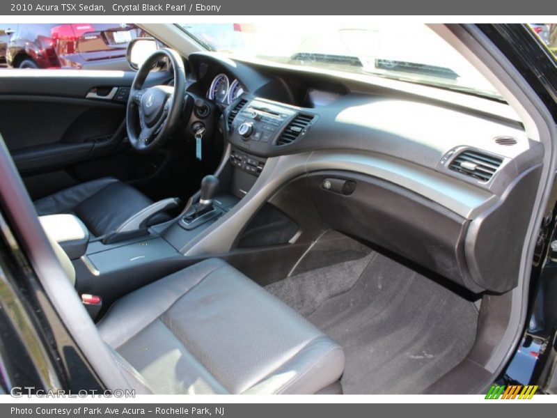 Crystal Black Pearl / Ebony 2010 Acura TSX Sedan