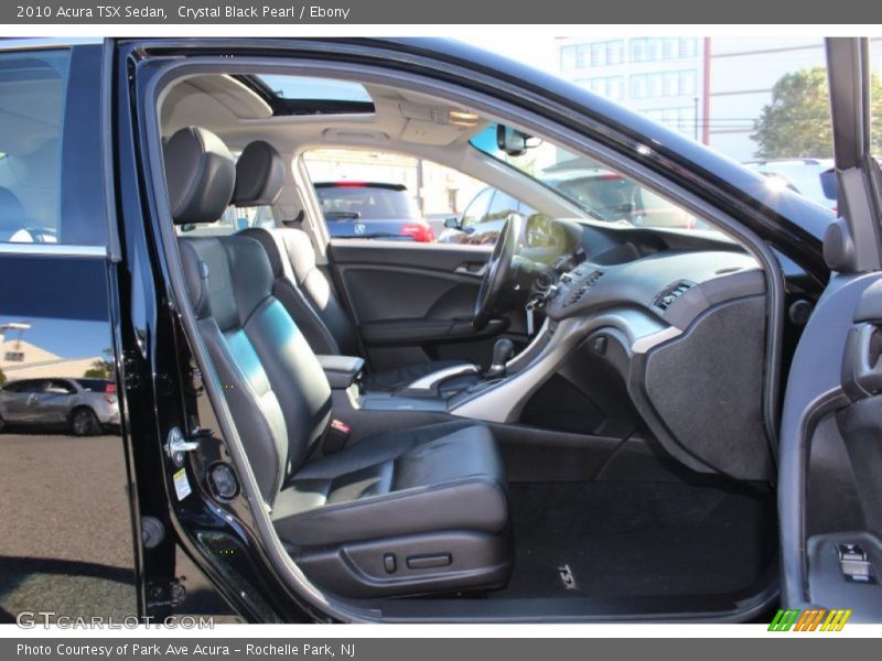 Crystal Black Pearl / Ebony 2010 Acura TSX Sedan