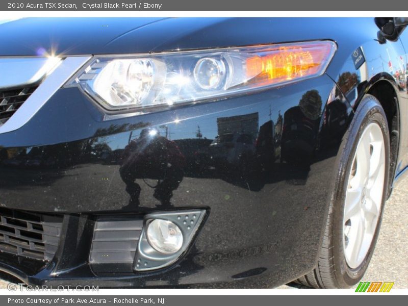Crystal Black Pearl / Ebony 2010 Acura TSX Sedan