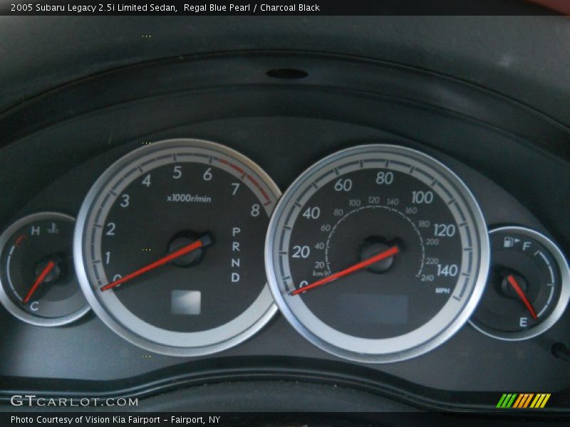 Regal Blue Pearl / Charcoal Black 2005 Subaru Legacy 2.5i Limited Sedan