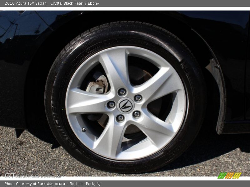 Crystal Black Pearl / Ebony 2010 Acura TSX Sedan