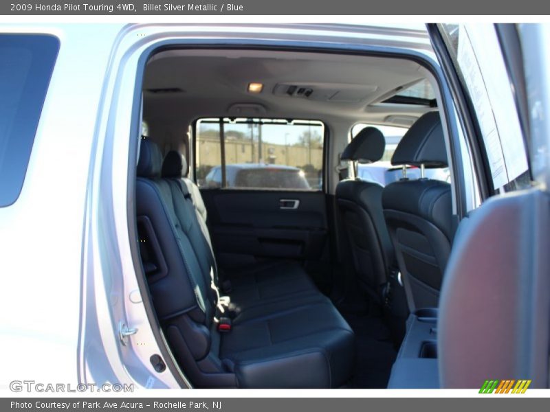 Billet Silver Metallic / Blue 2009 Honda Pilot Touring 4WD