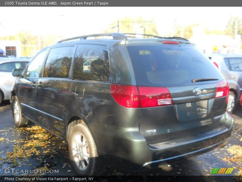 Aspen Green Pearl / Taupe 2005 Toyota Sienna XLE AWD