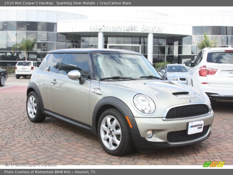 Sparkling Silver Metallic / Grey/Carbon Black 2010 Mini Cooper S Hardtop