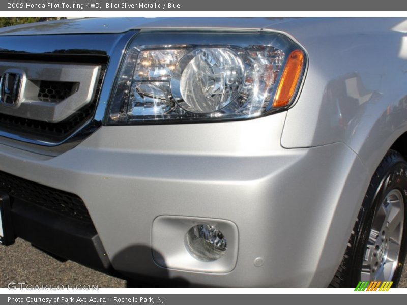 Billet Silver Metallic / Blue 2009 Honda Pilot Touring 4WD