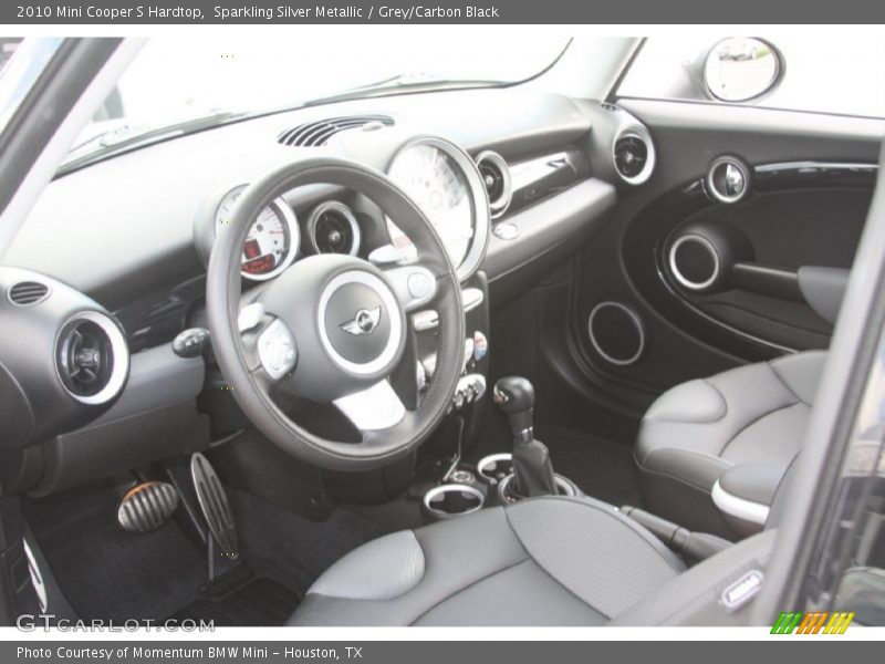 Sparkling Silver Metallic / Grey/Carbon Black 2010 Mini Cooper S Hardtop
