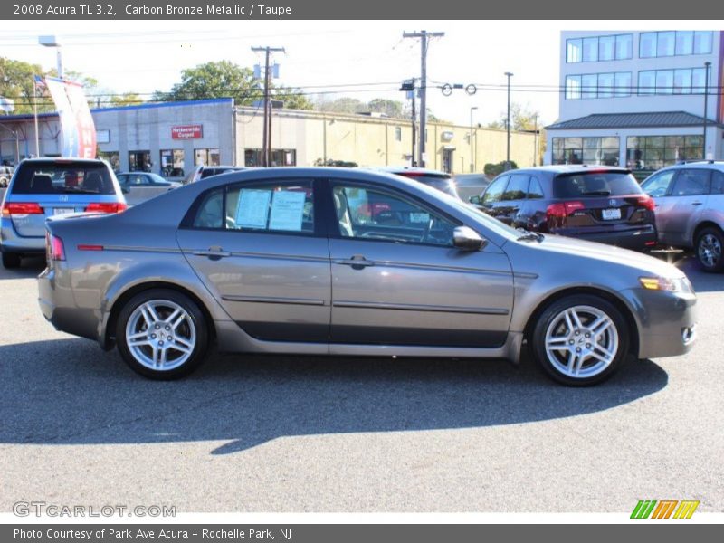 Carbon Bronze Metallic / Taupe 2008 Acura TL 3.2
