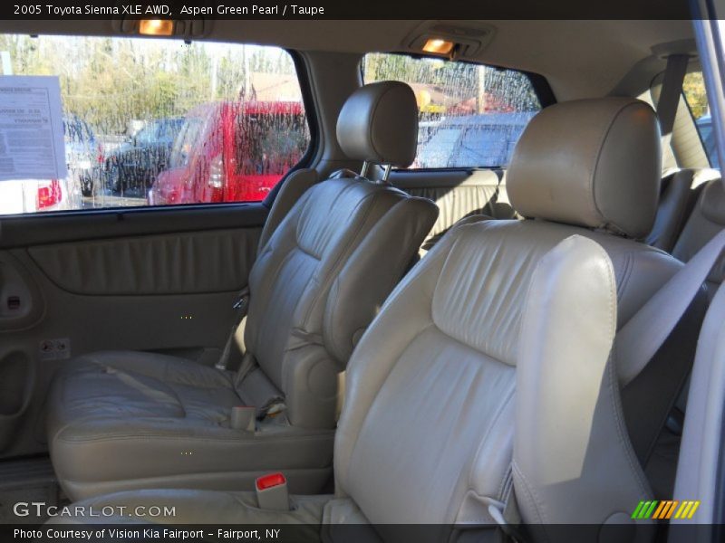 Aspen Green Pearl / Taupe 2005 Toyota Sienna XLE AWD