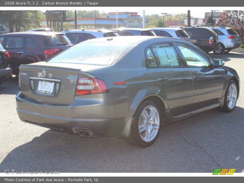 Carbon Bronze Metallic / Taupe 2008 Acura TL 3.2