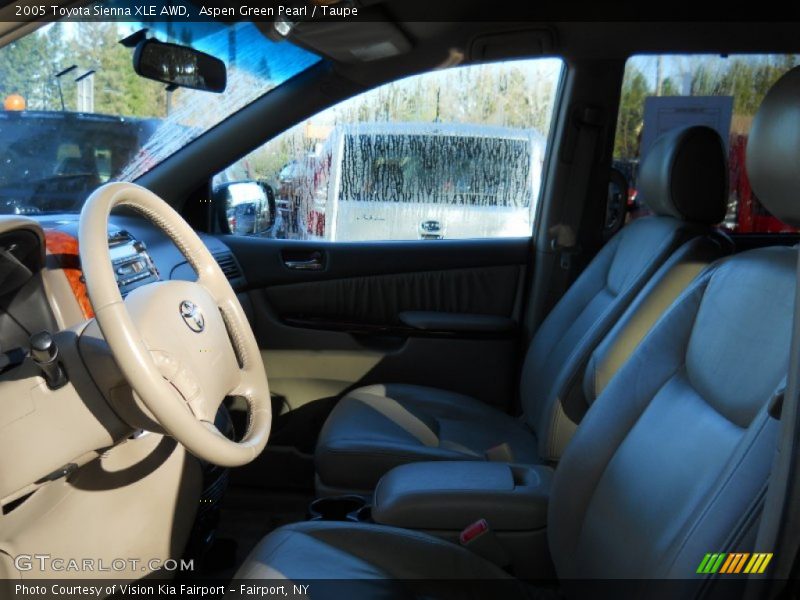 Aspen Green Pearl / Taupe 2005 Toyota Sienna XLE AWD