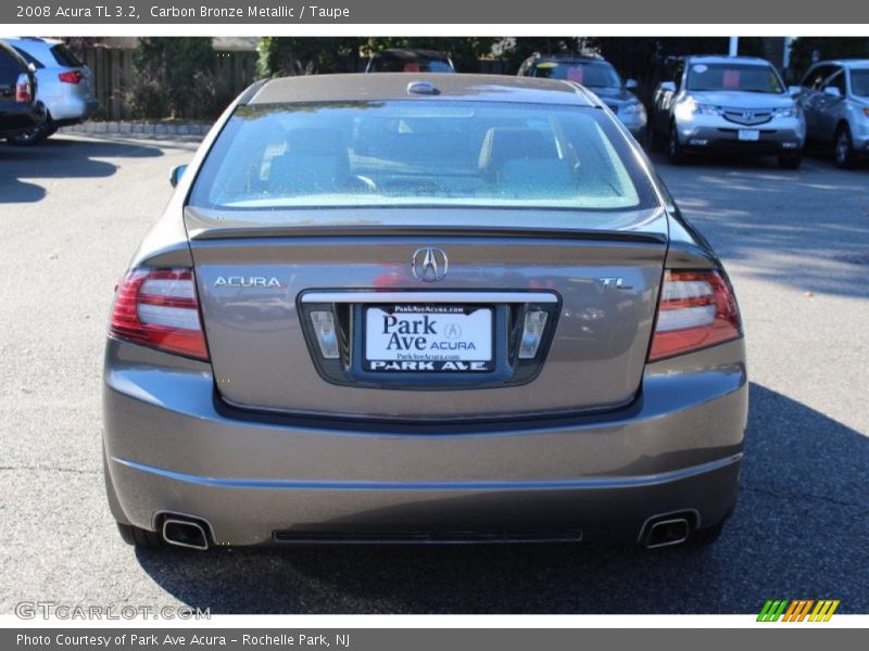 Carbon Bronze Metallic / Taupe 2008 Acura TL 3.2