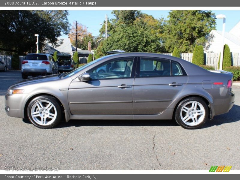 Carbon Bronze Metallic / Taupe 2008 Acura TL 3.2