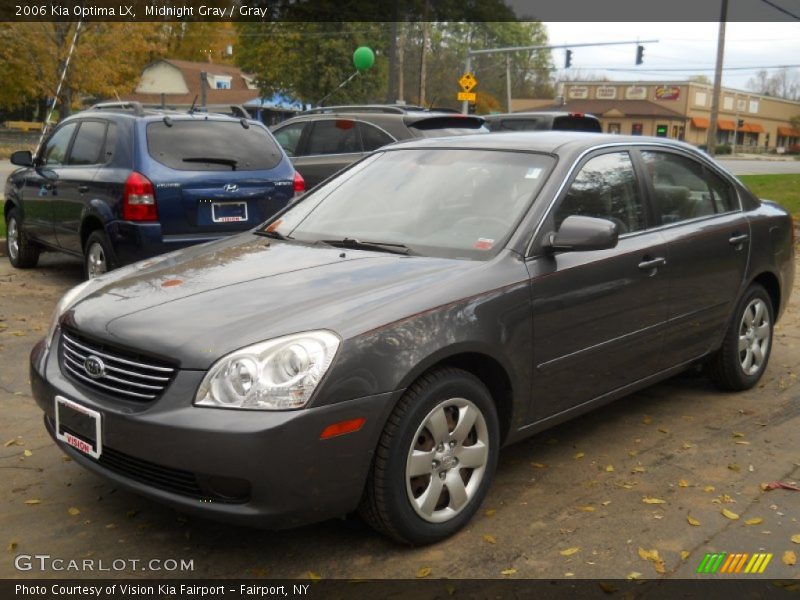 Midnight Gray / Gray 2006 Kia Optima LX