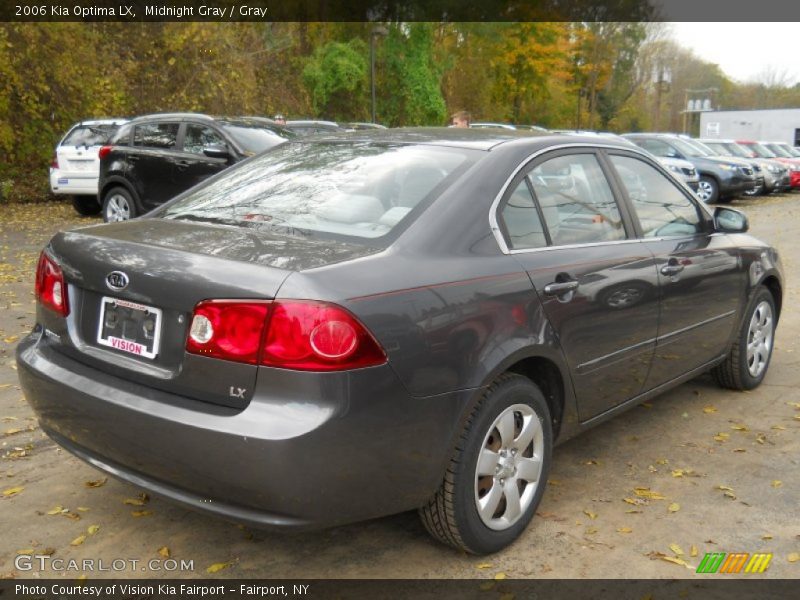 Midnight Gray / Gray 2006 Kia Optima LX