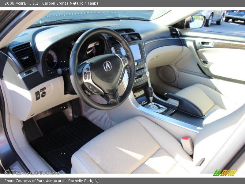Carbon Bronze Metallic / Taupe 2008 Acura TL 3.2