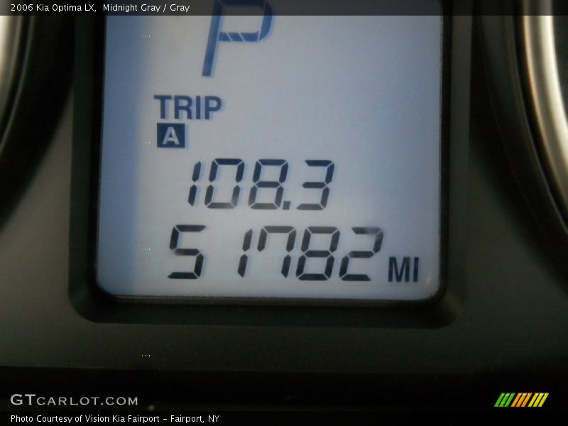 Midnight Gray / Gray 2006 Kia Optima LX