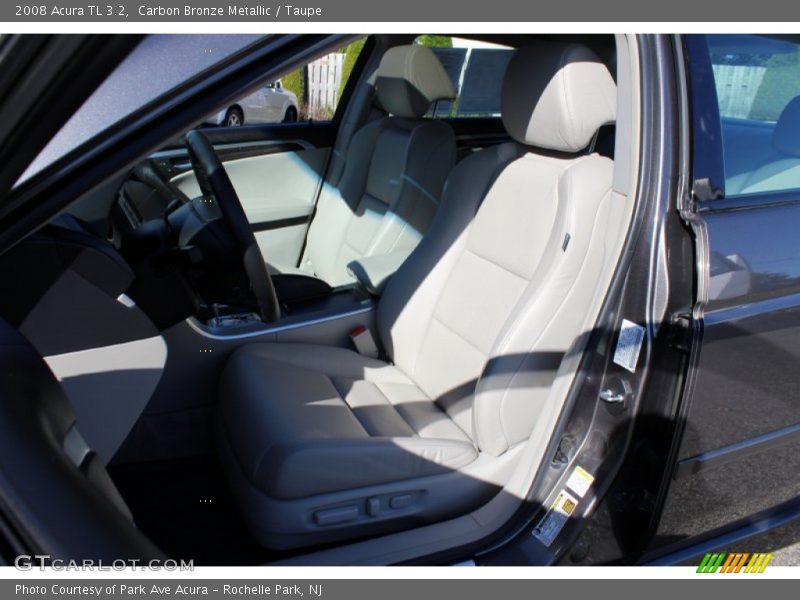 Carbon Bronze Metallic / Taupe 2008 Acura TL 3.2