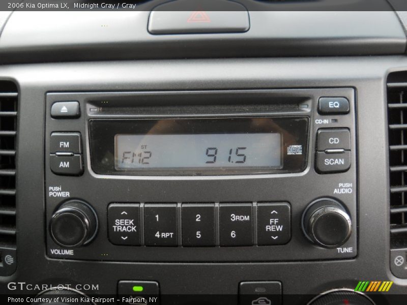 Midnight Gray / Gray 2006 Kia Optima LX