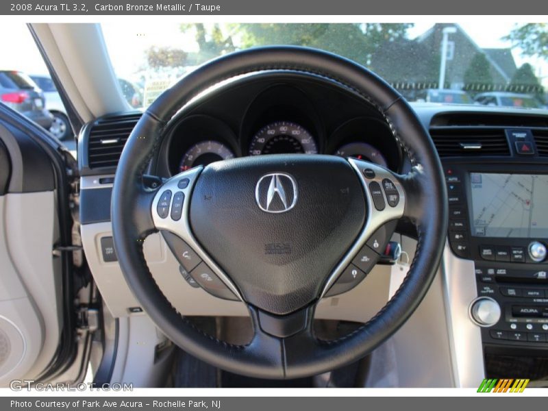 Carbon Bronze Metallic / Taupe 2008 Acura TL 3.2