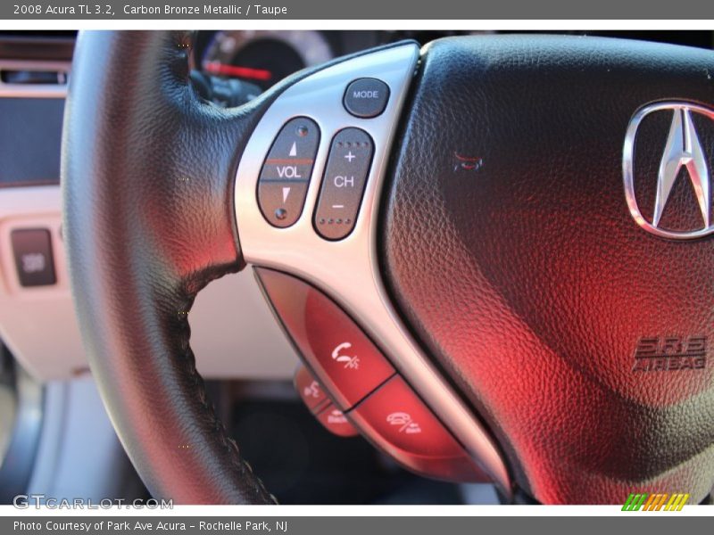 Carbon Bronze Metallic / Taupe 2008 Acura TL 3.2