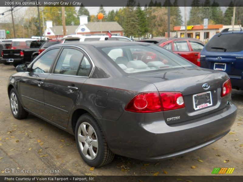 Midnight Gray / Gray 2006 Kia Optima LX