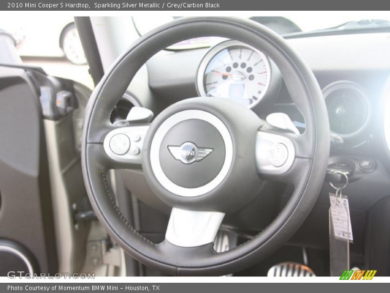 Sparkling Silver Metallic / Grey/Carbon Black 2010 Mini Cooper S Hardtop