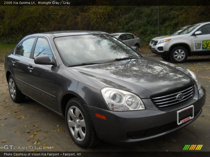 Midnight Gray / Gray 2006 Kia Optima LX