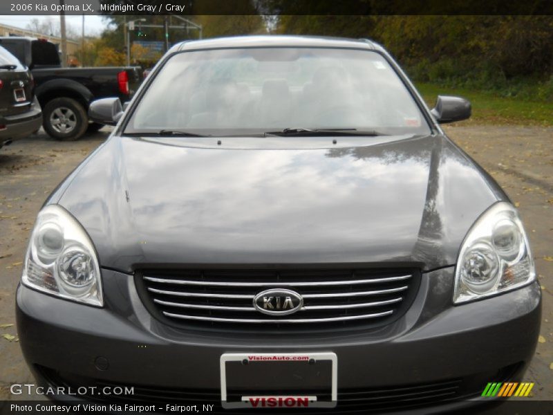 Midnight Gray / Gray 2006 Kia Optima LX