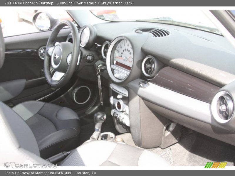Sparkling Silver Metallic / Grey/Carbon Black 2010 Mini Cooper S Hardtop