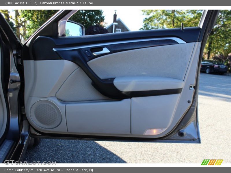 Carbon Bronze Metallic / Taupe 2008 Acura TL 3.2