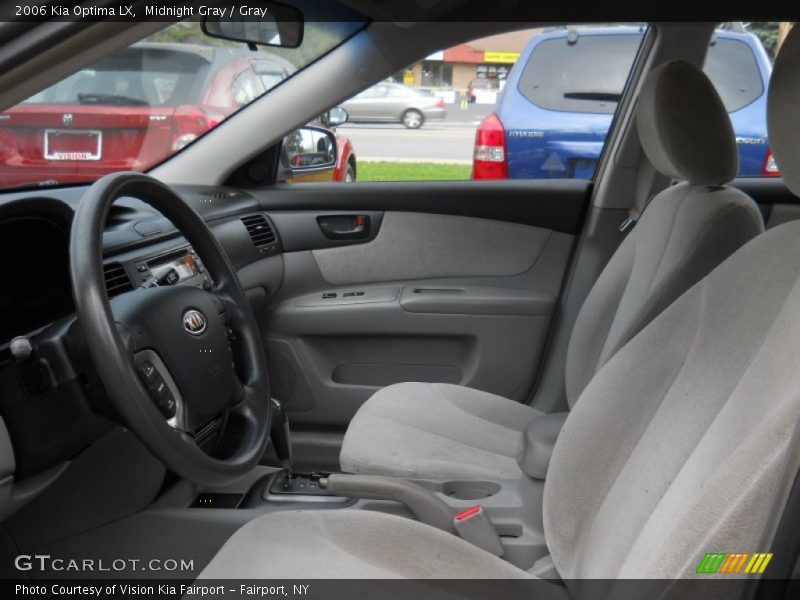 Midnight Gray / Gray 2006 Kia Optima LX