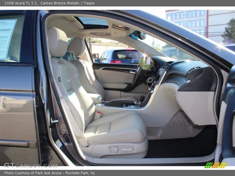 Carbon Bronze Metallic / Taupe 2008 Acura TL 3.2