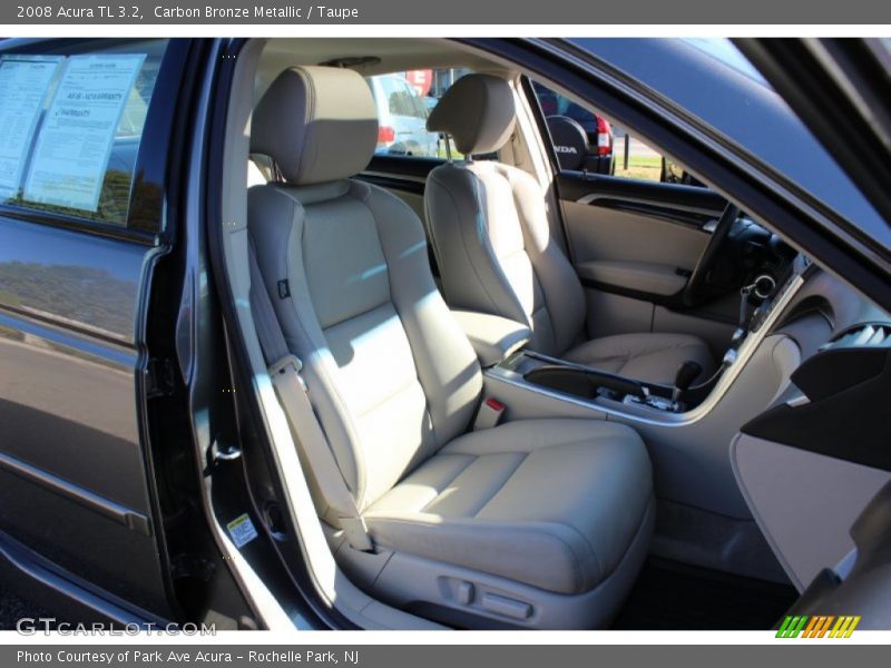 Carbon Bronze Metallic / Taupe 2008 Acura TL 3.2