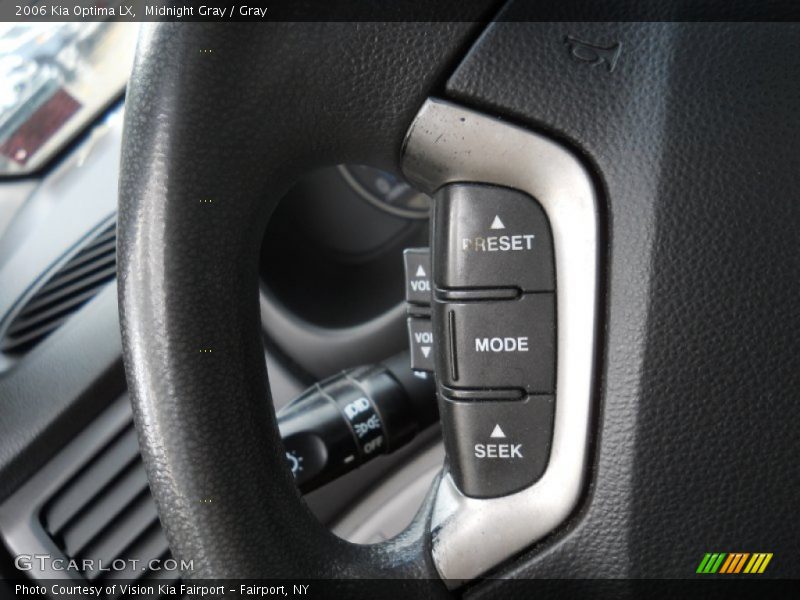 Midnight Gray / Gray 2006 Kia Optima LX