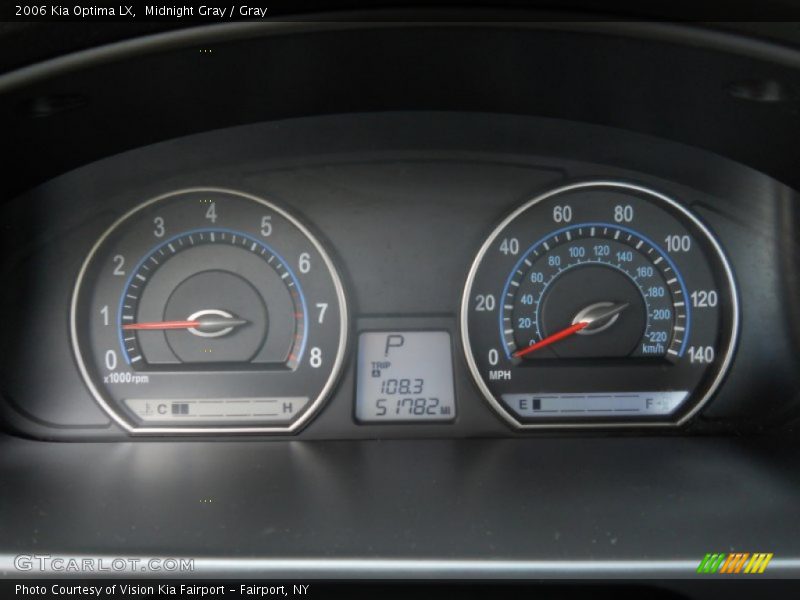 Midnight Gray / Gray 2006 Kia Optima LX