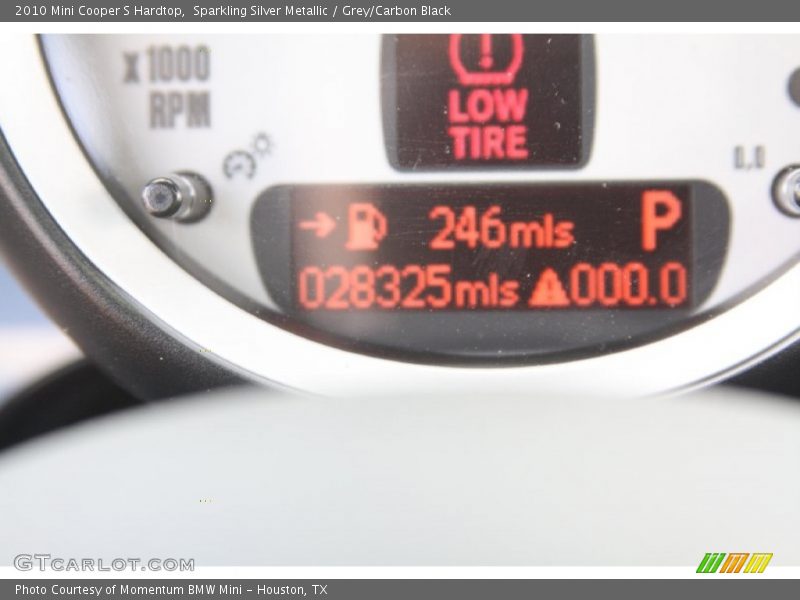 Sparkling Silver Metallic / Grey/Carbon Black 2010 Mini Cooper S Hardtop