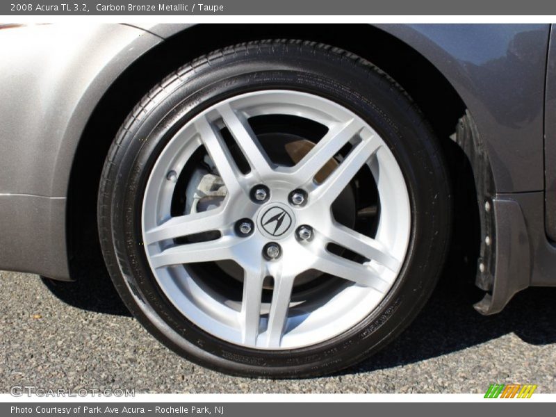 Carbon Bronze Metallic / Taupe 2008 Acura TL 3.2