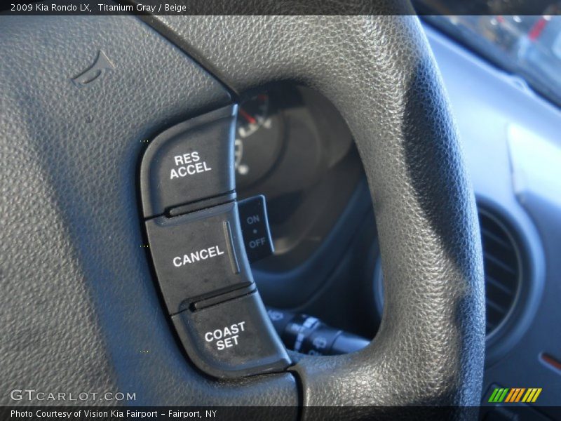 Titanium Gray / Beige 2009 Kia Rondo LX