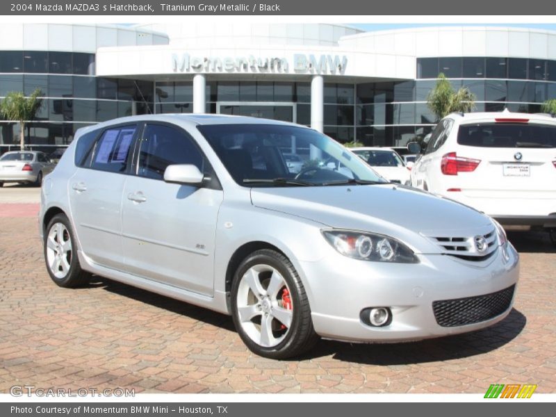 Front 3/4 View of 2004 MAZDA3 s Hatchback