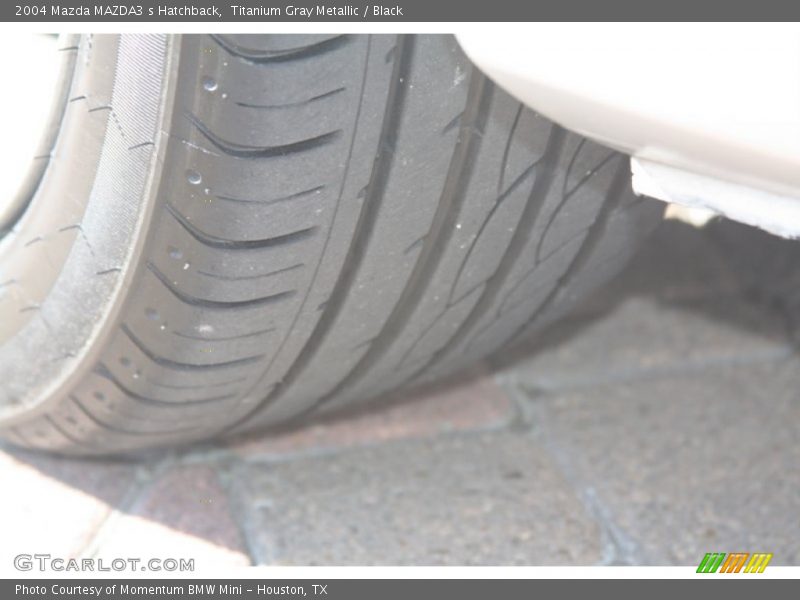 Titanium Gray Metallic / Black 2004 Mazda MAZDA3 s Hatchback