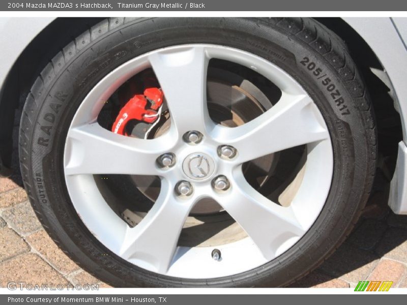 Titanium Gray Metallic / Black 2004 Mazda MAZDA3 s Hatchback