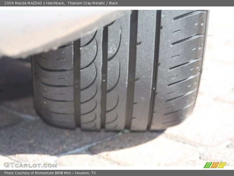Titanium Gray Metallic / Black 2004 Mazda MAZDA3 s Hatchback