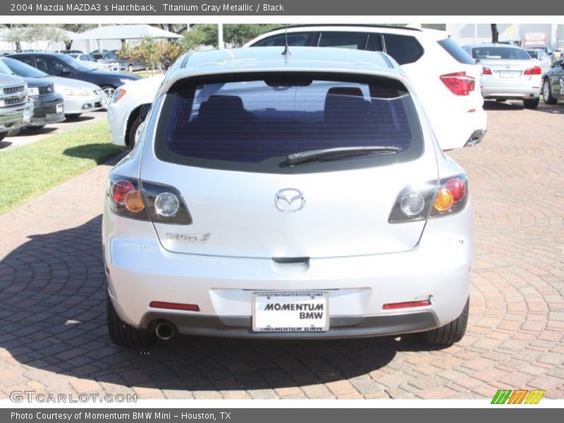 Titanium Gray Metallic / Black 2004 Mazda MAZDA3 s Hatchback