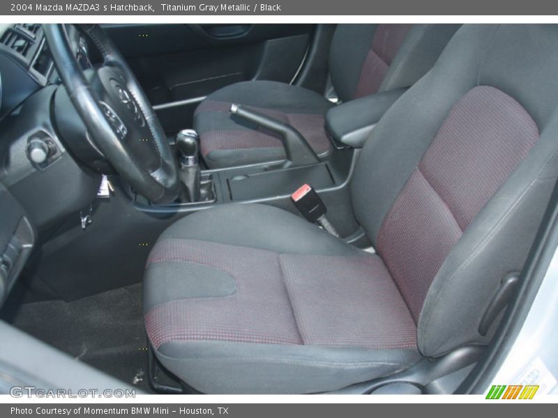  2004 MAZDA3 s Hatchback Black Interior