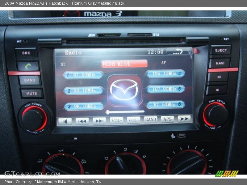 Titanium Gray Metallic / Black 2004 Mazda MAZDA3 s Hatchback
