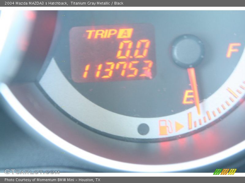 Titanium Gray Metallic / Black 2004 Mazda MAZDA3 s Hatchback